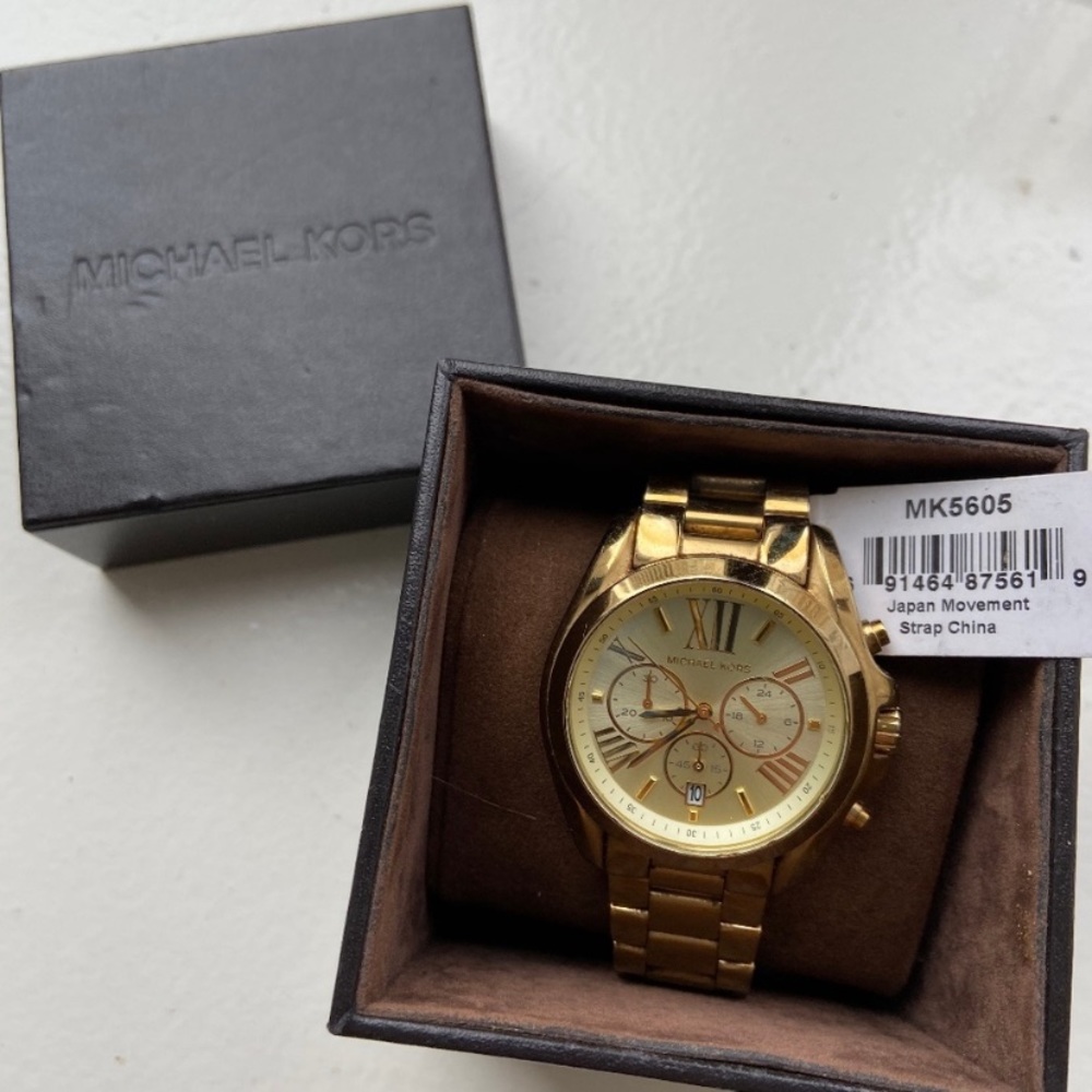 Michael Kors Gold Watch.